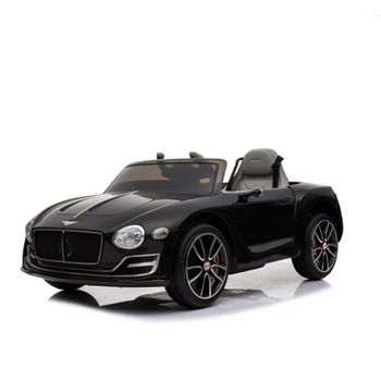 Bentley Exp12 Coche De Batería Para Niños Negro - Coche Eléctrico Infantil Para Niños Batería 12v Con Mando Control Remoto