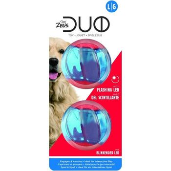 Duo Ball, 6,3 Cm Con Led, 2 Piezas Zeus