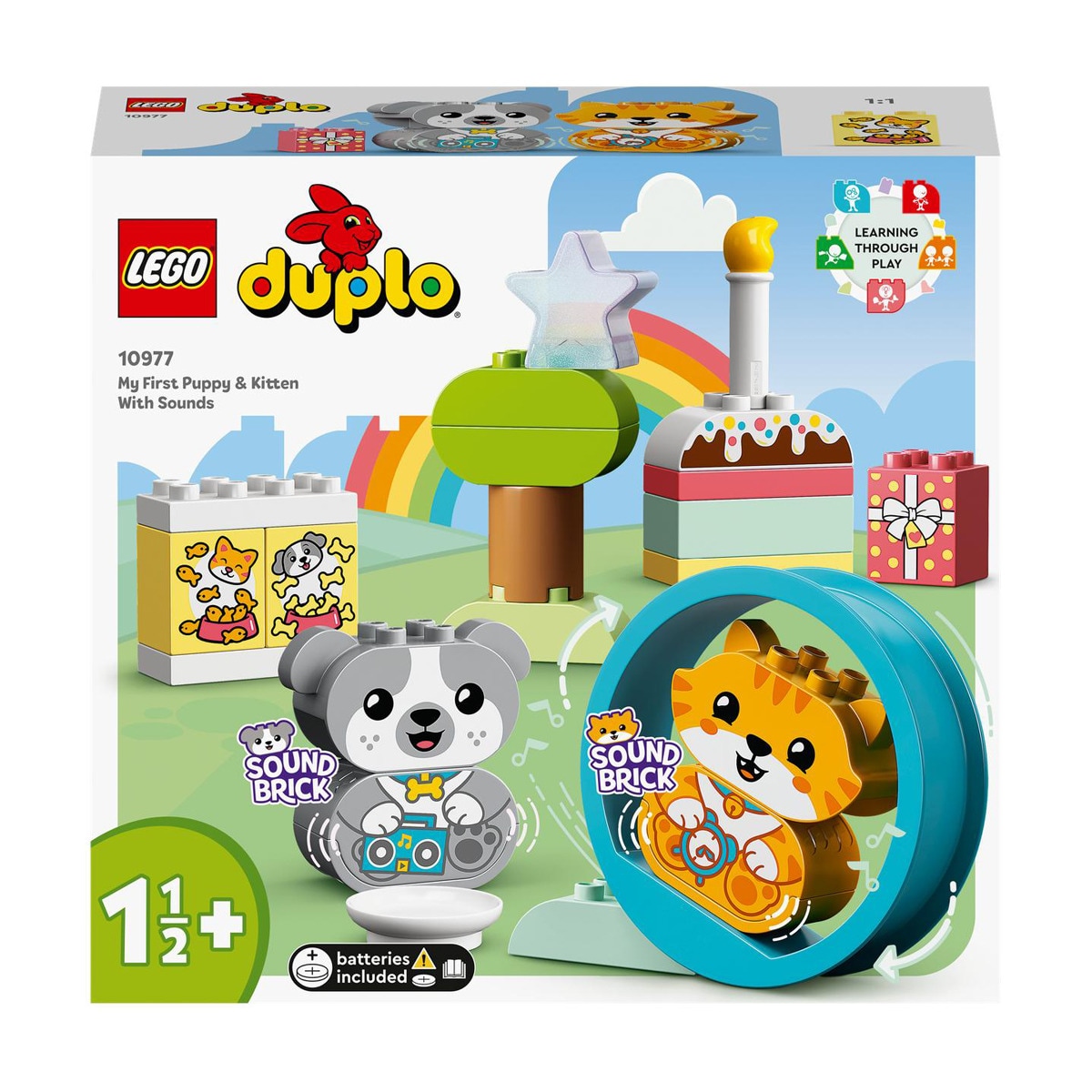 LEGO -  De Construcción Educativo Mis Primeros Cachorrito Y Gatito Con Sonidos DUPLO