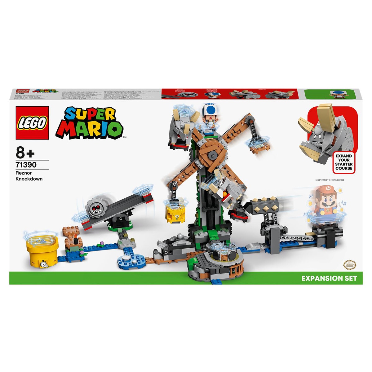 LEGO - Set De Expansión: Derribo De Los Reznors Para Pack Inicial Super Mario