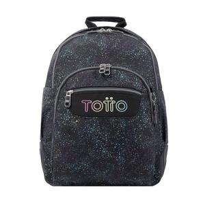 Totto - Mochila escolar salpicado color Crayoles