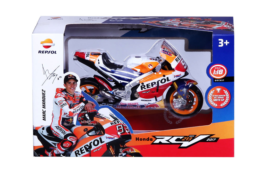 Vehículos Moto gp Marc Marquez una y dieciocho