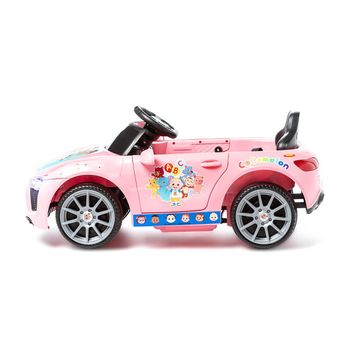 Ataa Cocomelon Coche Eléctrico 6v Rosa - Coche Eléctrico Infantil Para Niños Batería 6v Con Mando Control Remoto