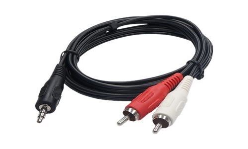 Cable de audio Temium RCA macho a mini Jack 3,5 mm macho