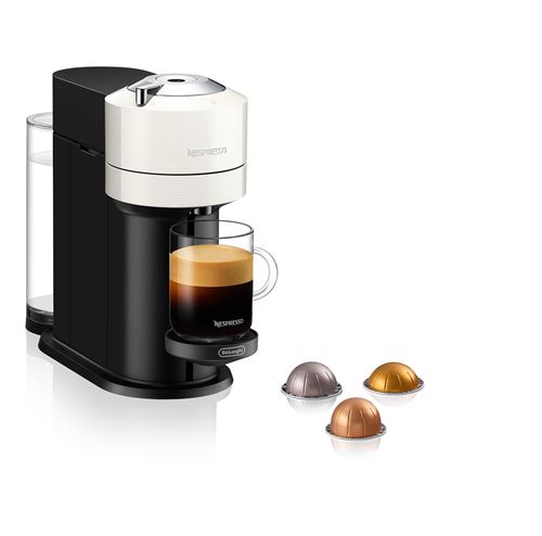 Cafetera de cápsulas Nespresso De'Longhi Vertuo Next ENV120.W 1500 W, 1.1 L Blanco