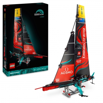 LEGO Technic Yate Emirates Team New Zealand AC75, Juego de construcción +18 años - 42174