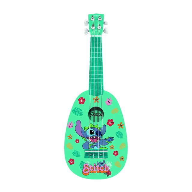 Lexibook - Ukelele madera Disney Stitch Lexibook.