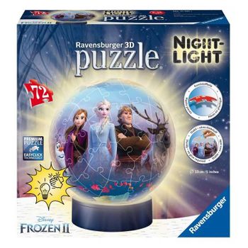 Puzzle 3d Frozen Lampara Nocturna