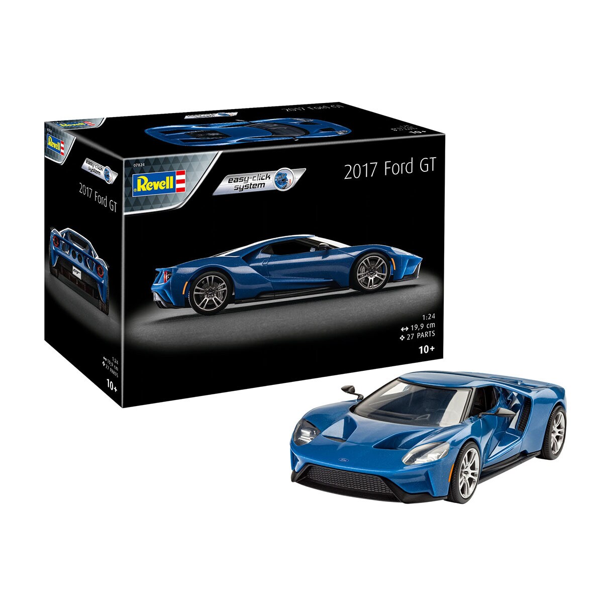 Revell - Kit de montaje a presión 2017 Ford GT easy click Revell.