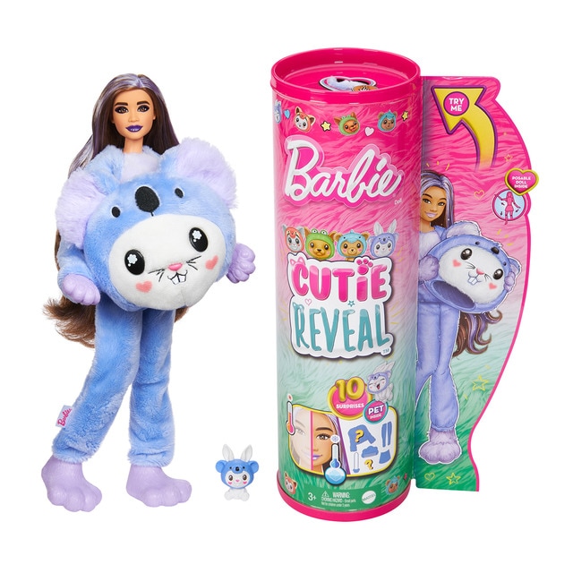 Barbie - Barbie Cutie Reveal Serie Disfraces Conejo koala.