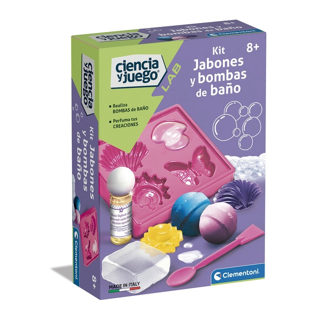 Clementoni - Kit Jabones y Bombas de baño Clementoni.