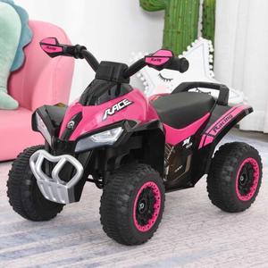 Homcom - Andador Quad Cuatrimoto Rosa HomCom