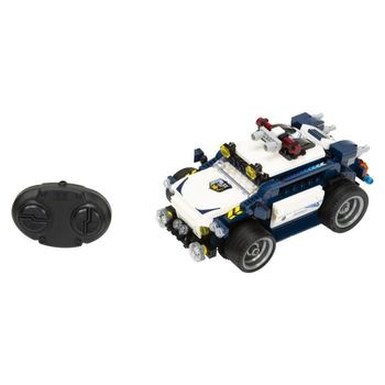 Juego De Construcción Coche De Policía Con Control - 302 Piezas Auldey