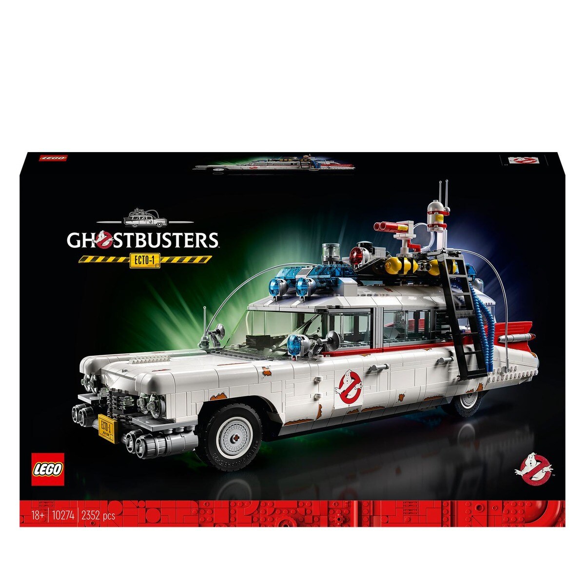 LEGO - Maqueta de Coche de Película para Construir ECTO-1 de los Cazafantasmas LEGO Icons (Reacondicionado casi a estrenar).