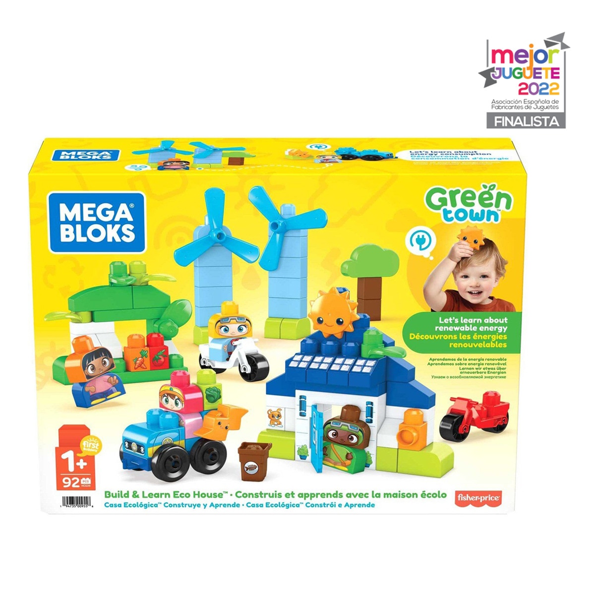 Mega Bloks - Ciudad Verde Casa Ecológica Construye Y Aprende Bloques De Construcción