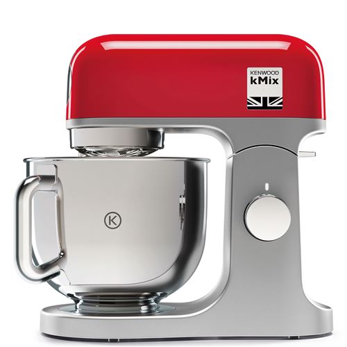 Robot de cocina - Kenwood kMix KMX750RD, Amasadora de repostería, 1000 W, Bol de 5L, Rojo