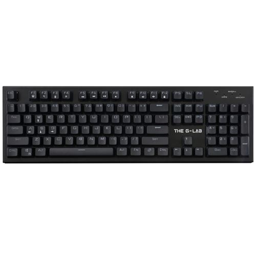 Teclado gaming mecánico The G-Lab Keyz Carbon