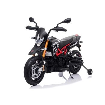 Aprilia - Dorsoduro Moto Eléctrica Infantil, 12 Voltios,ruedas De Goma, 1 Plaza/s