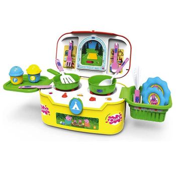 Cesta Camping Juego De Cocina Con 13 Accesorios De Peppa Pig