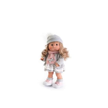 Muñeca Iris Invierno Con Bufanda 38 Cm. Incluye Gorro, Bufanda, Chaqueta, Calcetines Y Zapatos (antonio Juan - 23104)