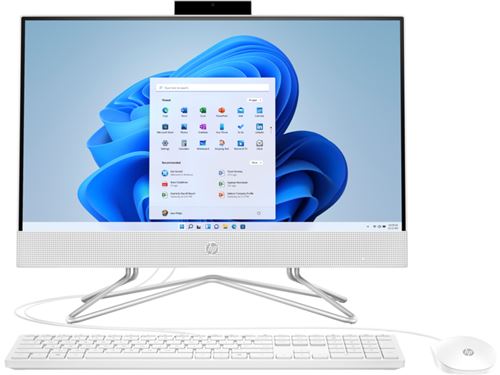 Sobremesa HP 22-dd2002ns Celeron J4025/8/256 SSD/W11 21,5'' FHD Blanco