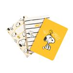 3 Cuadernos A6 Snoopy Lazy Days