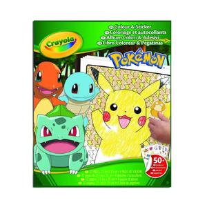 Crayola - Pokémon - Libro para colorear y pegatinas