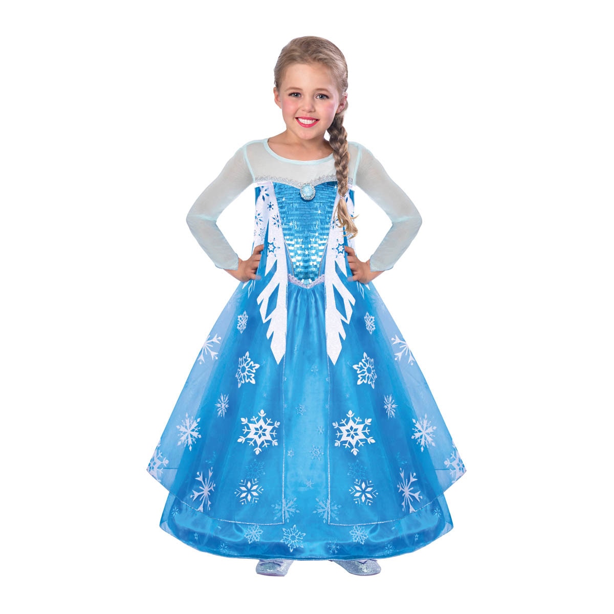 Disney - Disfraz infantil Luxury Elsa Frozen II Disney Princess.