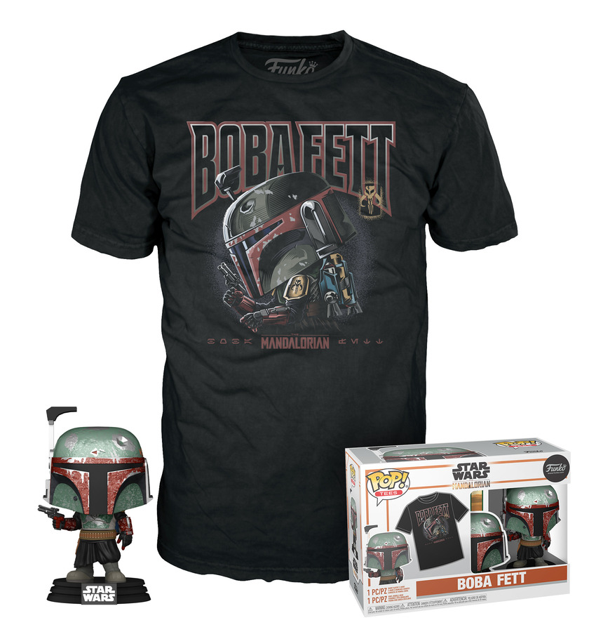 Funko POP! Pack Camiseta Boa Fett - M