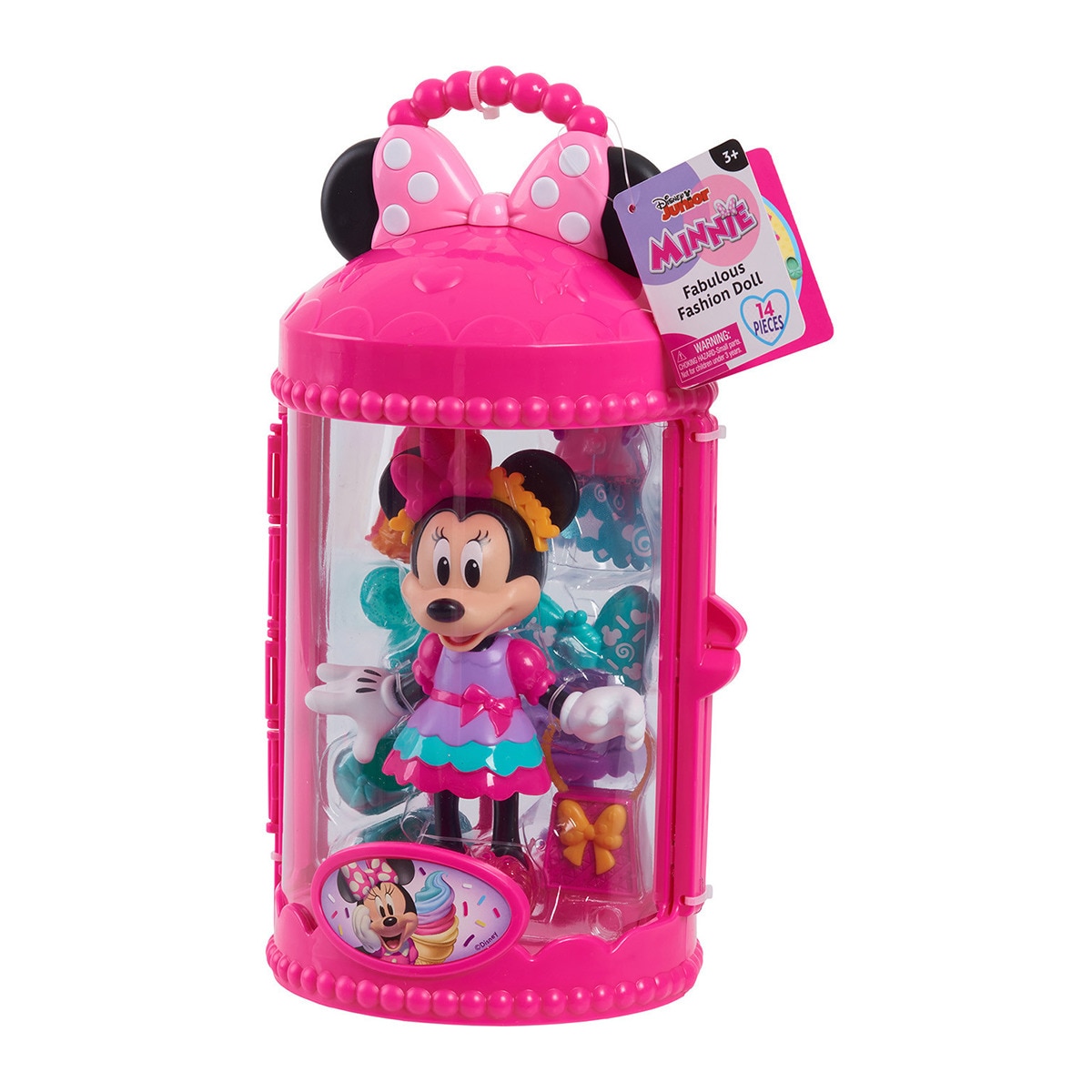 Just Play Products - Automóvil de juguete con figuras articuladas Minnie Mouse Disney Just Play.