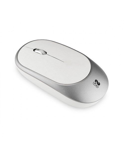 Ratón inalámbrico Subblim Smart Plata/Blanco