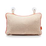 Almohada de baño con ventosa Blanco/Naranja Nature et decouvertes