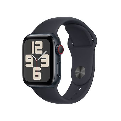 Apple Watch SE 40mm LTE Caja de aluminio Medianoche y correa deportiva medianoche - Talla S/M