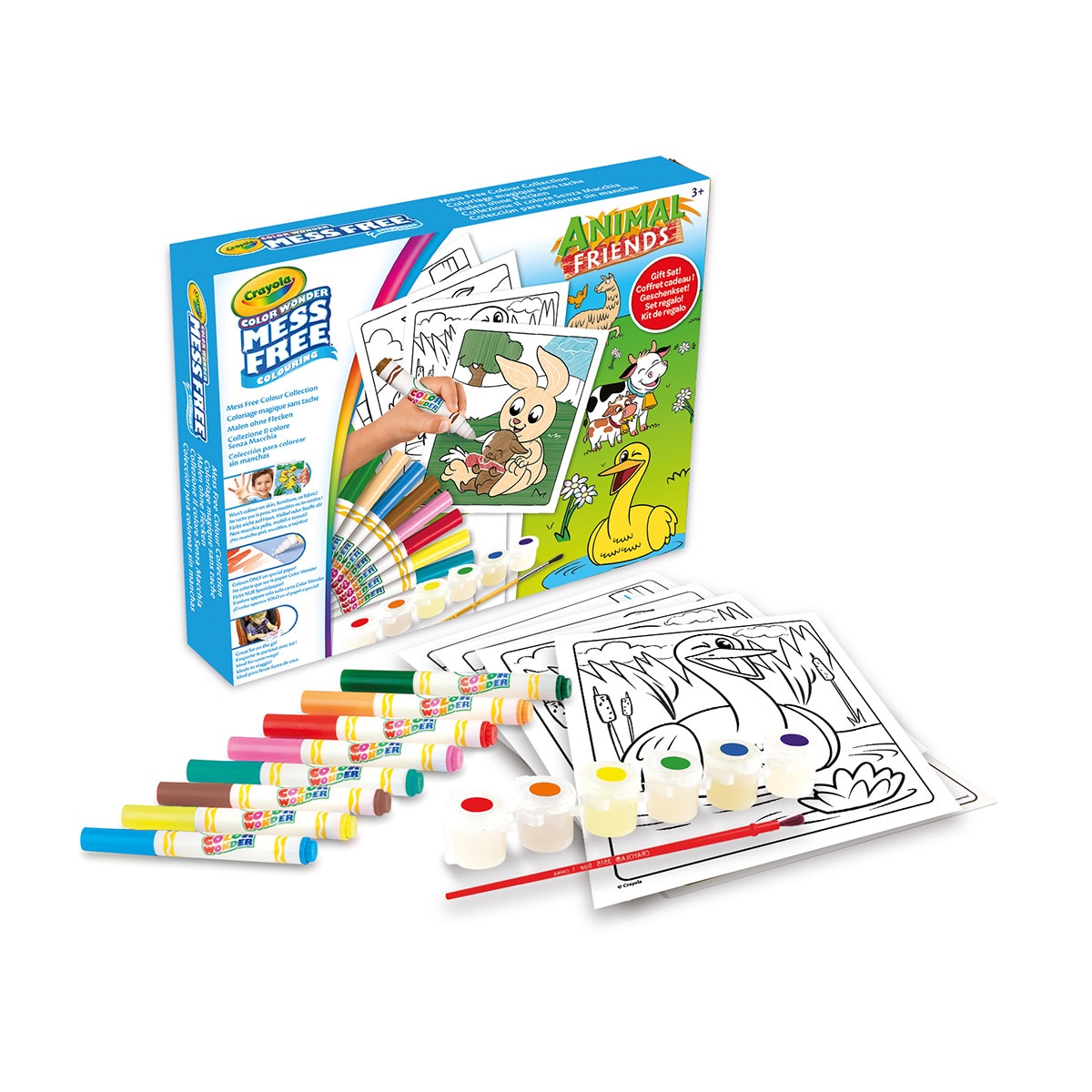 Crayola - Colorea sin Manchas Color Wonder Super Set Amigos de la Granja Crayola.