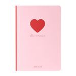 Cuaderno Legami M rayas Heart