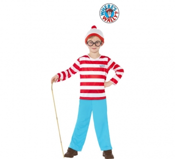 Disfraz De Wally De Donde Está Wally Para Niño