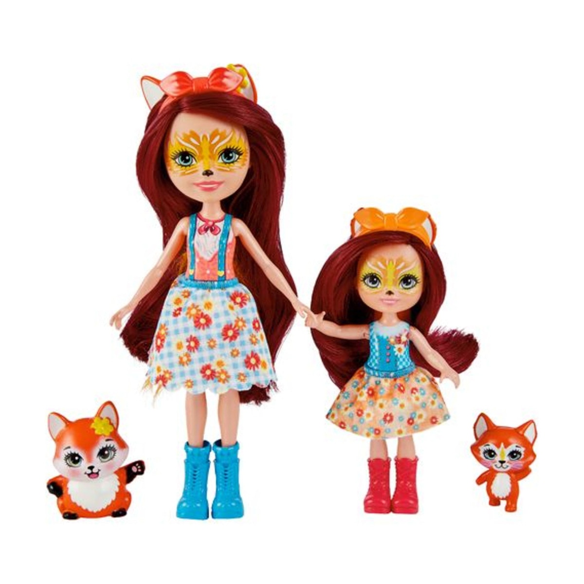 Enchantimals - Muñecas Hermanas Felicity Y Feana Fox Con Mascotas Zorro De