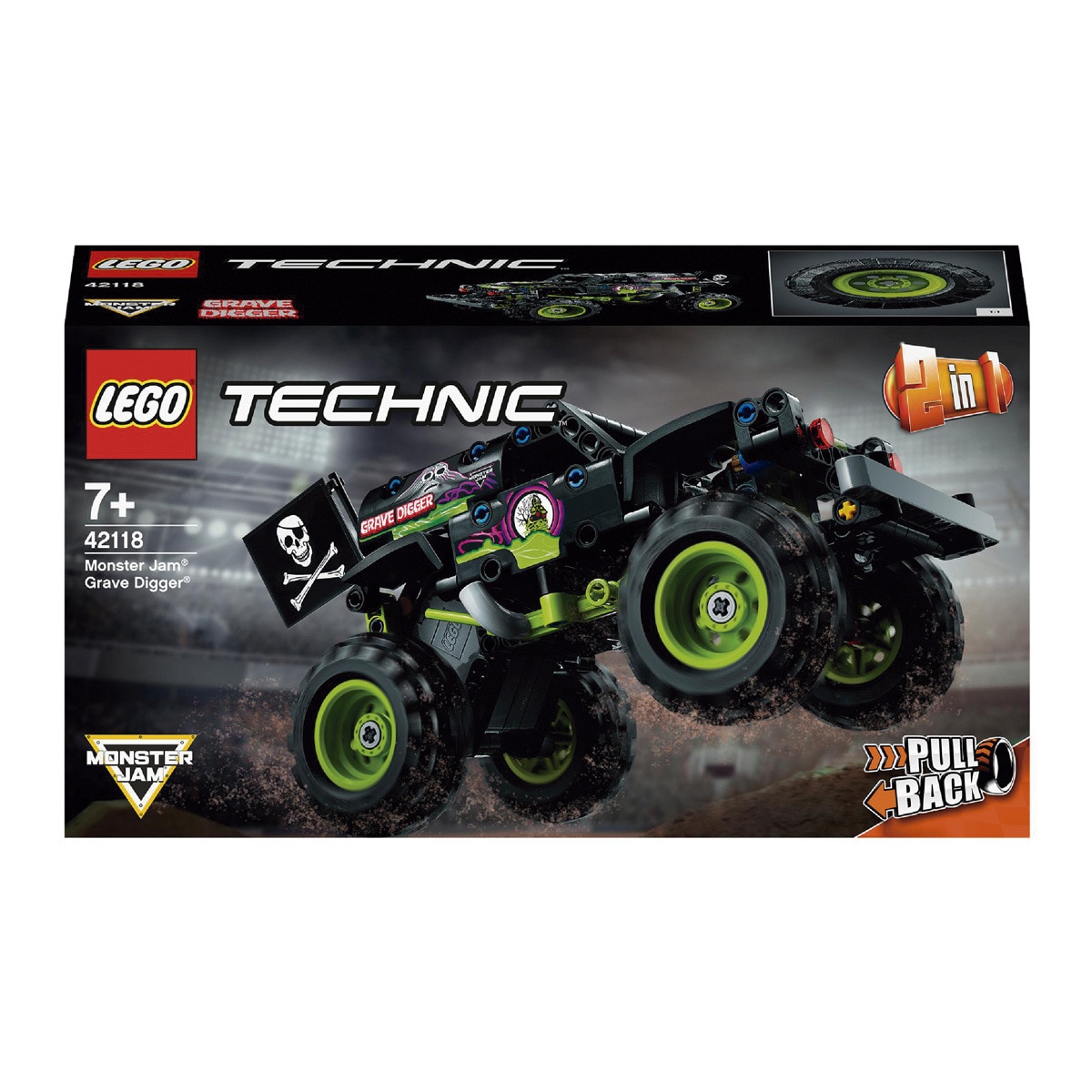 LEGO - Coche Todoterreno De  Monster Jam Grave Digger Technic