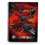 Libreta efecto 3D Jurassic World Carnivorous