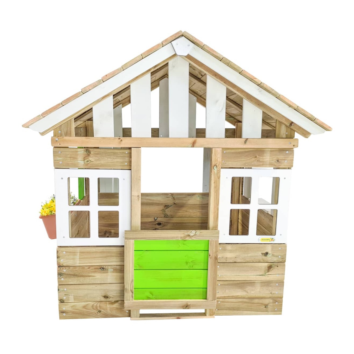 MASGAMES - Casita Lollipop Verde Madera