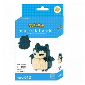 Nanoblock Pokemon Snorlax 220uds