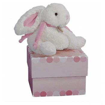 Peluche Conejo Rosa Caramelo 20 Cm