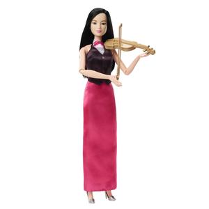 Barbie - Muñeca Músico Violín con Vestido Elegante y Accesorios ㅤ