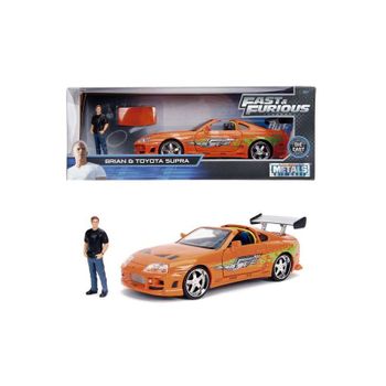 Fast&furious Supra Con Figura Brian 1:24 (smoby - 253205001)