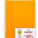 Libreta de esbozos Canson con cubierta de polipropileno 10 x 14 naranja