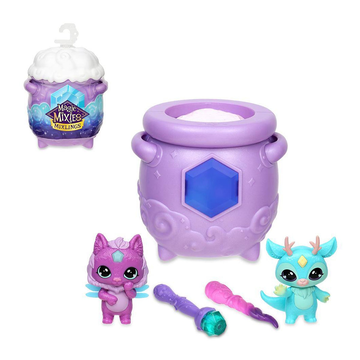 My Magic Mixie - Peluche Double Pack Con Caldero Magic Mixies Mixlings