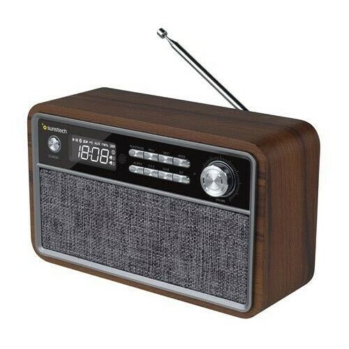 Radio Sunstech RPBT500 Retro Madera