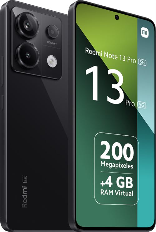Xiaomi Redmi Note 13 Pro 5G 6,67" 256 GB Negro