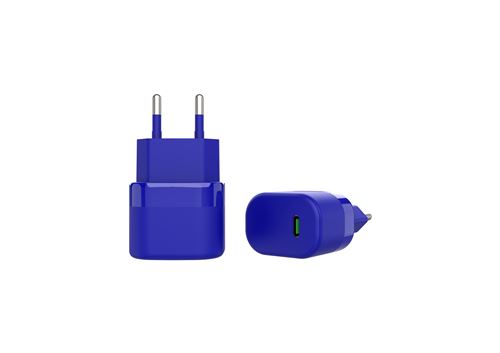 Cargador Muvit for change USB-C 25W Azul