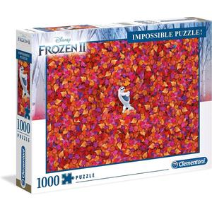 Clementoni - Frozen - Rompecabezas Imposible Frozen 1000 piezas ㅤ